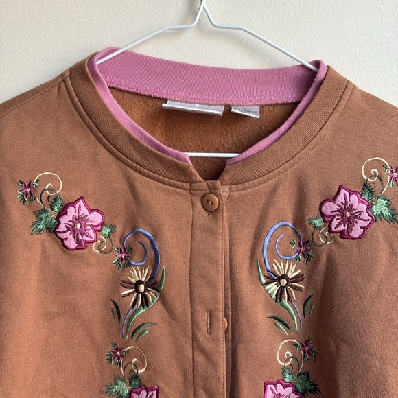 Hasting & Smith Floral Sweater Cardigan - Picture 3 of 4